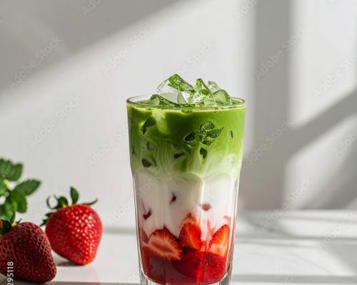 Ice Strawberry Matcha img